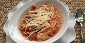 Slow Cooker Lasagna Soup