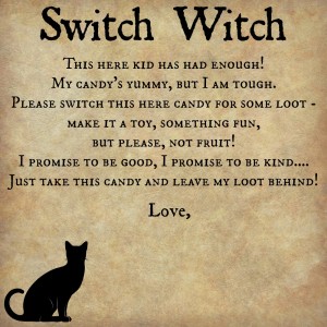 switch witch printable