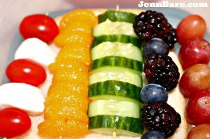 Rainbow lunch ideas