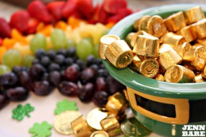 Fruit Rainbow with gold