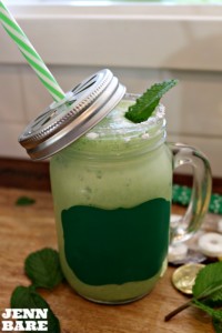 Healthier shamrock shake