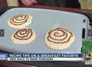 Cinnamon Roll Pancakes on ABC15