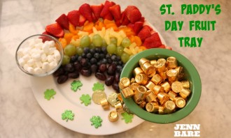 St. Paddy's Day fruit tray