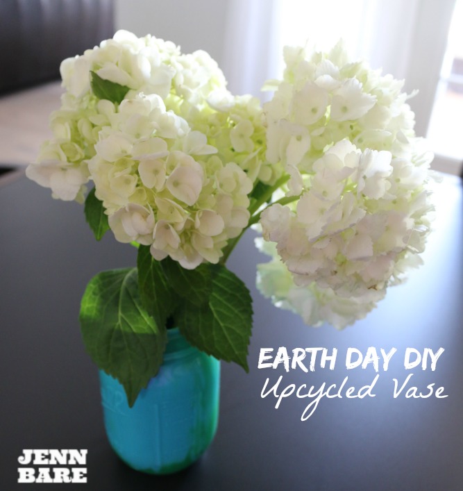 UPCYCLED Earth Day VASE