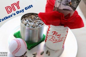 DIY Baseball Father's Day Gift