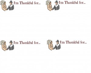 Download this FREE Thanksgiving printable and share what you're thankful for this holiday.