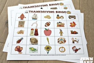 Play BINGO this Thanksgiving and have some family fun!