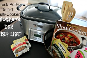 Mother’s Day: Crock-Pot® Multi-Cooker & 5-Ingredient Cookbook!